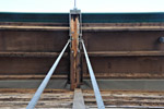 Detail of metalwork, Esgair Sawmill. Click for an enlargement.